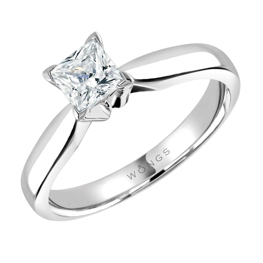 Princess Cut Diamond Engagement Ring – Wongs Jewellers