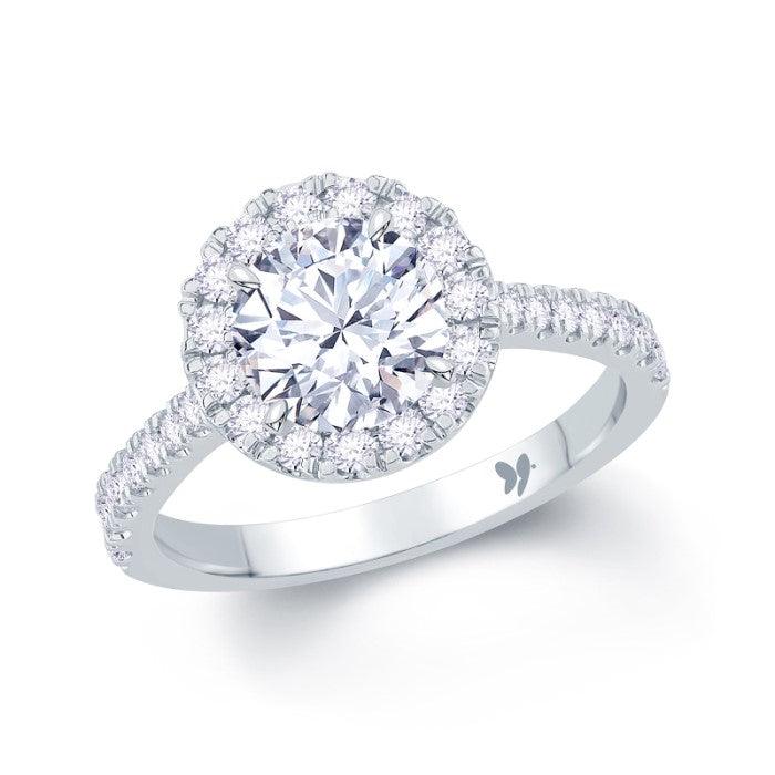 Laboratory Grown Brilliant Cut Diamond Engagement Ring