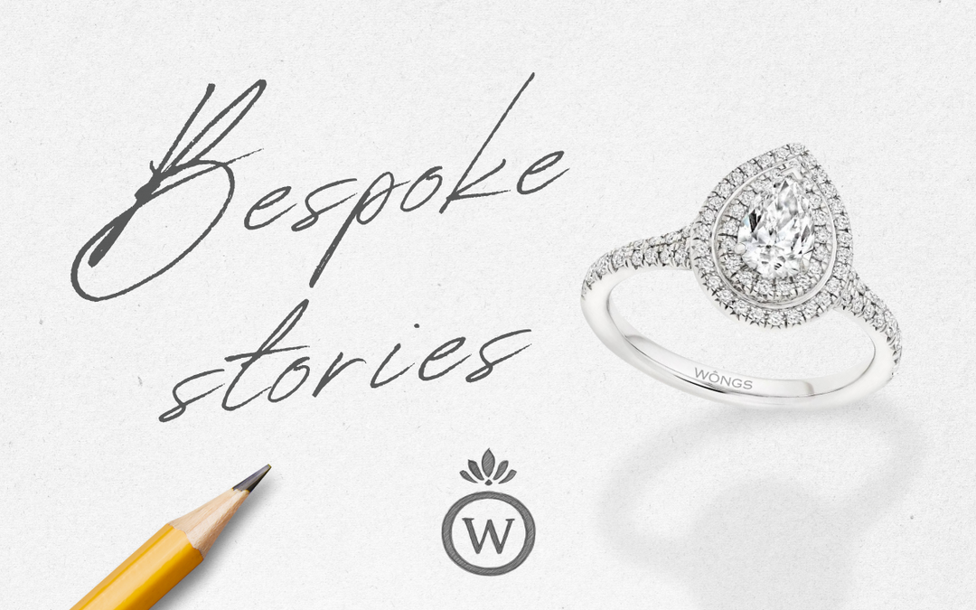 Lydia's Dream Pear Cut Ring for a Perfect Proposal - A Bespoke Story