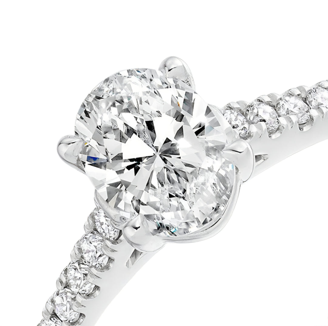 Diamond Shoulders Engagement Rings