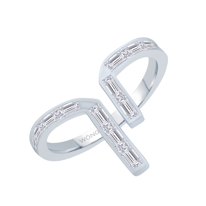 0.70ct Bamboo Diamond Dress Ring