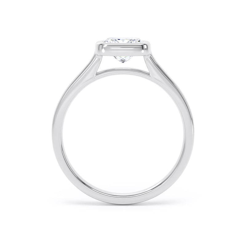1.00ct Laboratory Grown Cushion Cut Engagement Ring