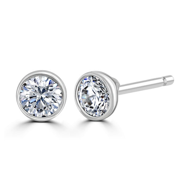 Laboratory Grown Diamond Stud Earrings