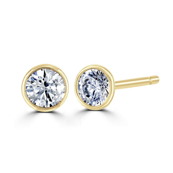 Laboratory Grown Diamond Stud Earrings