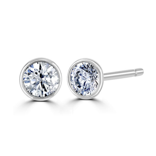 Laboratory Grown Diamond Stud Earrings