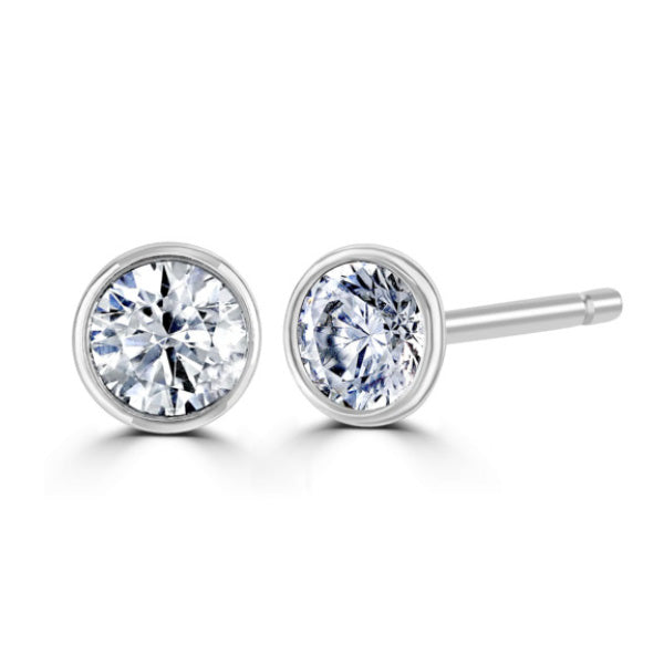 Laboratory Grown Diamond Stud Earrings