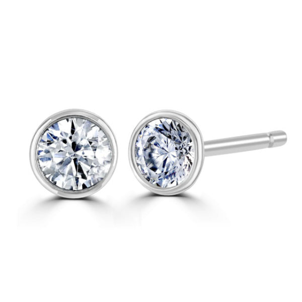 Laboratory Grown Diamond Stud Earrings