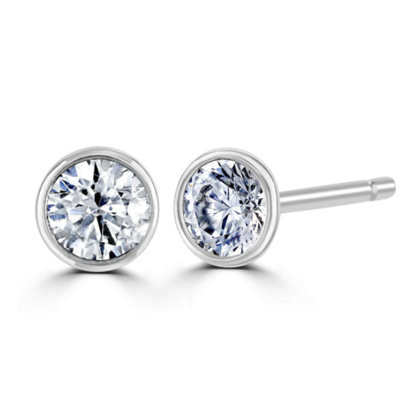 Laboratory Grown Diamond Stud Earrings