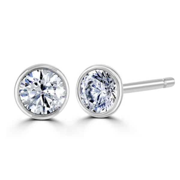 Laboratory Grown Diamond Stud Earrings