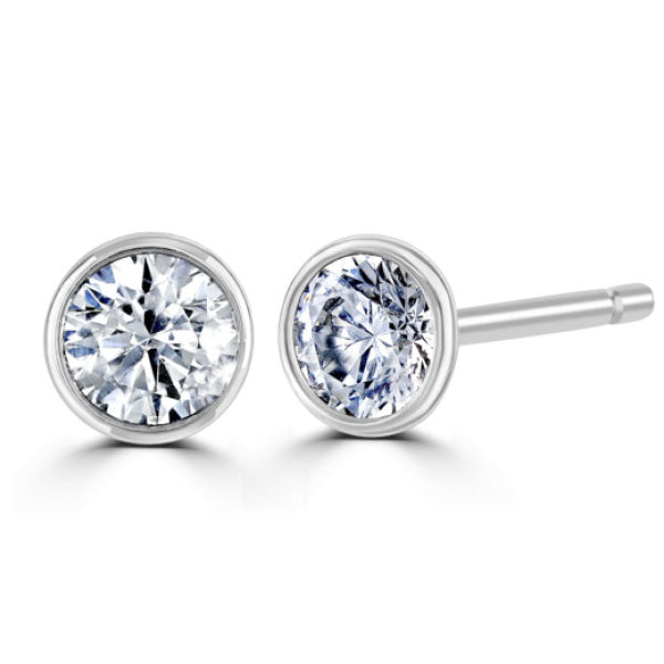 Laboratory Grown Diamond Stud Earrings