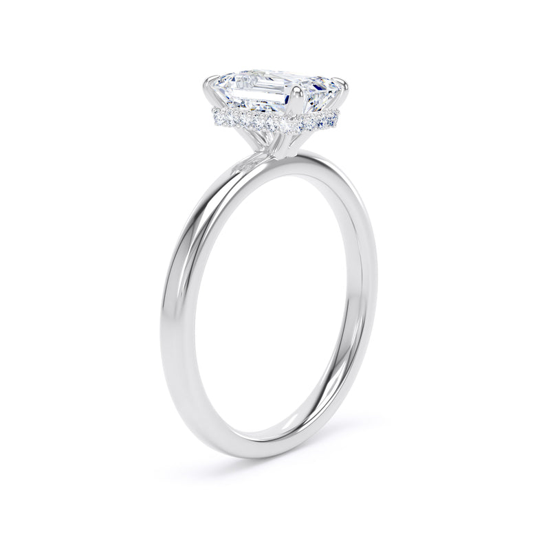3.00ct Radiant Cut Laboratory Grown Diamond Engagement Ring