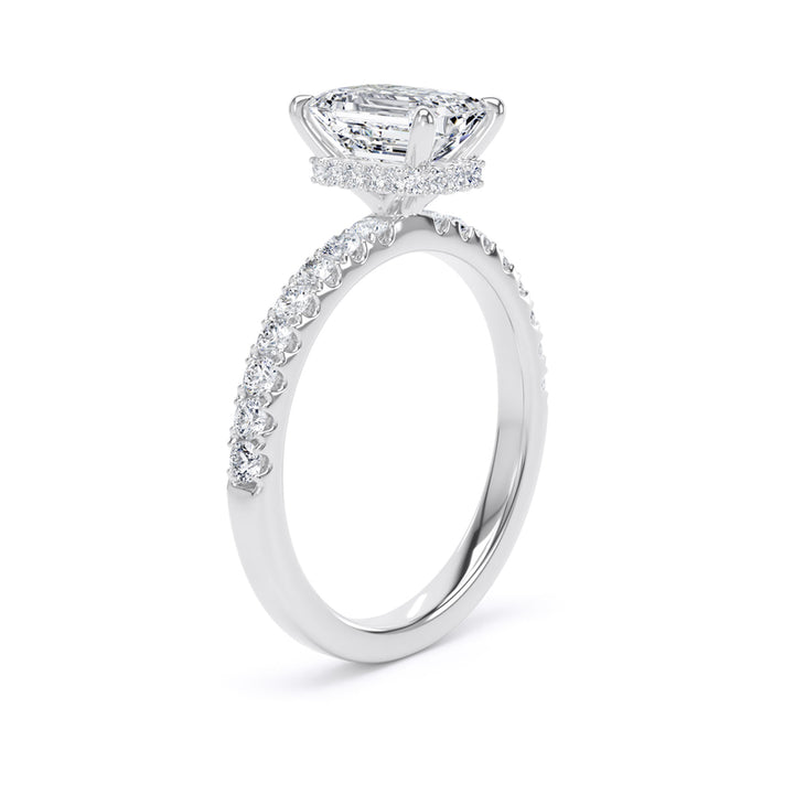 3.00ct Radiant Cut Laboratory Grown Diamond Engagement Ring