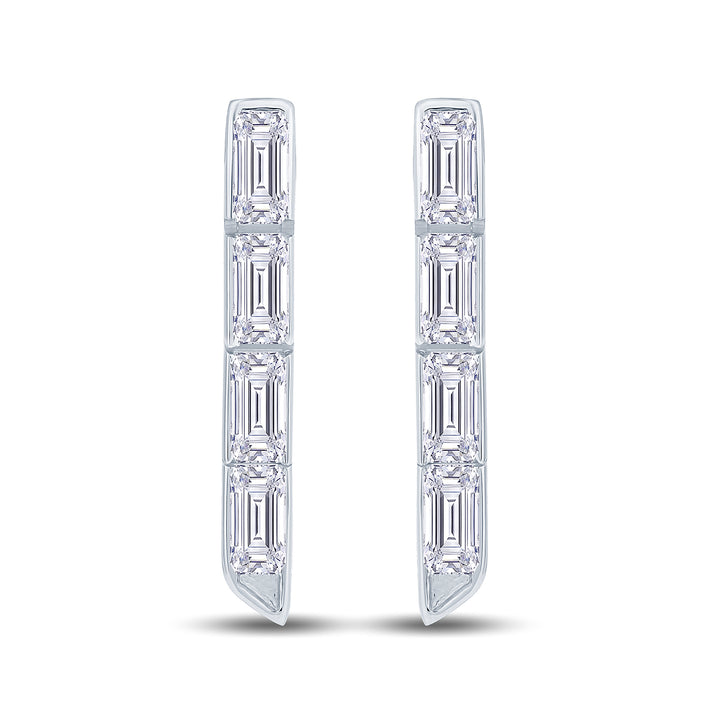 0.50ct Bamboo Diamond Earrings