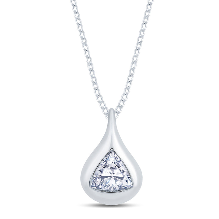 0.50ct Laboratory Grown Trilliant Cut Diamond Pendant