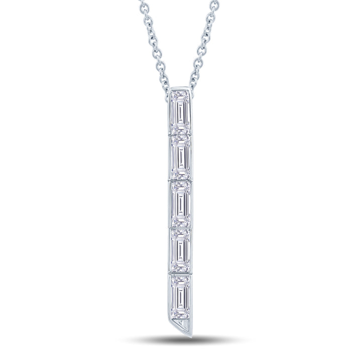 0.40ct Bamboo Diamond Pendant