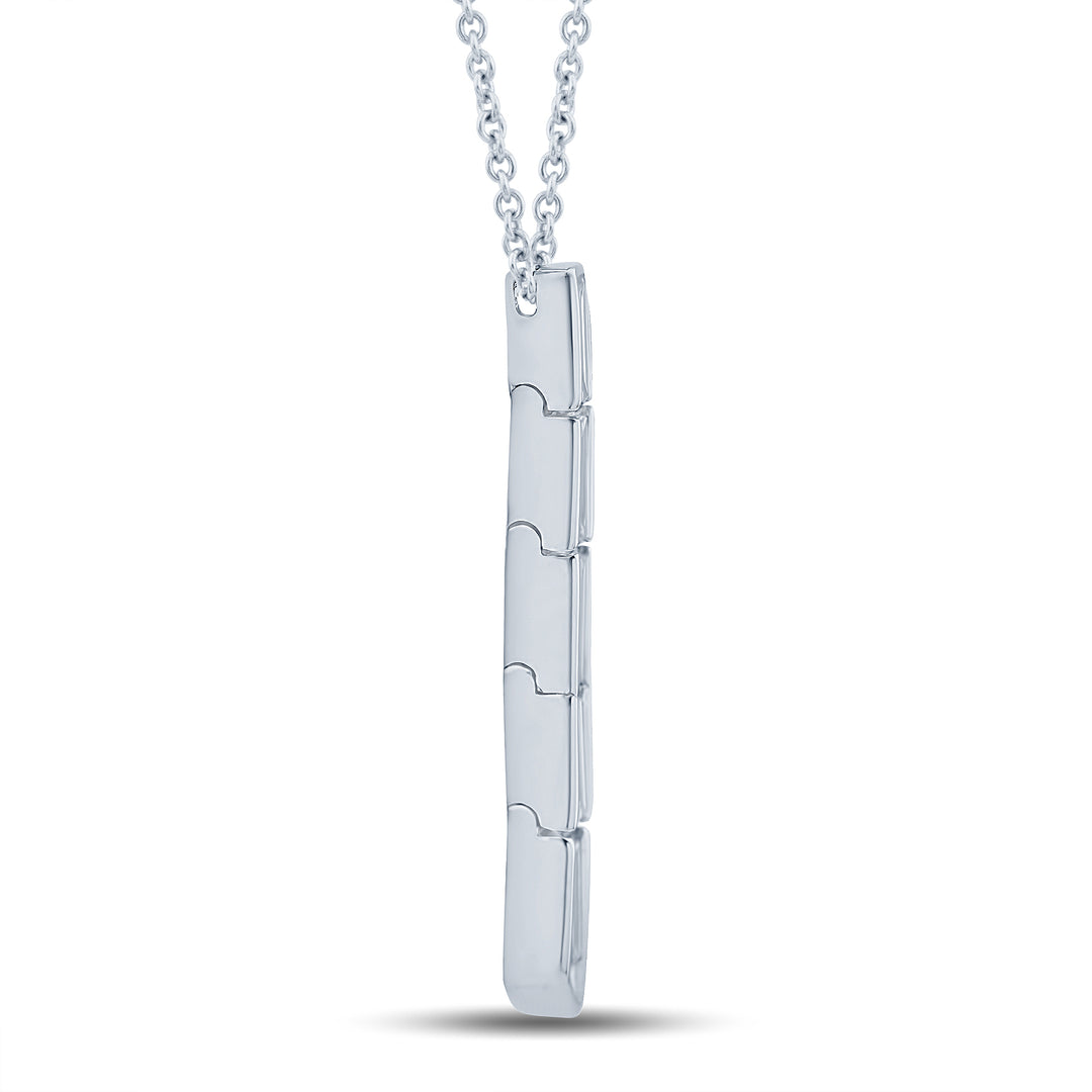 0.40ct Bamboo Diamond Pendant