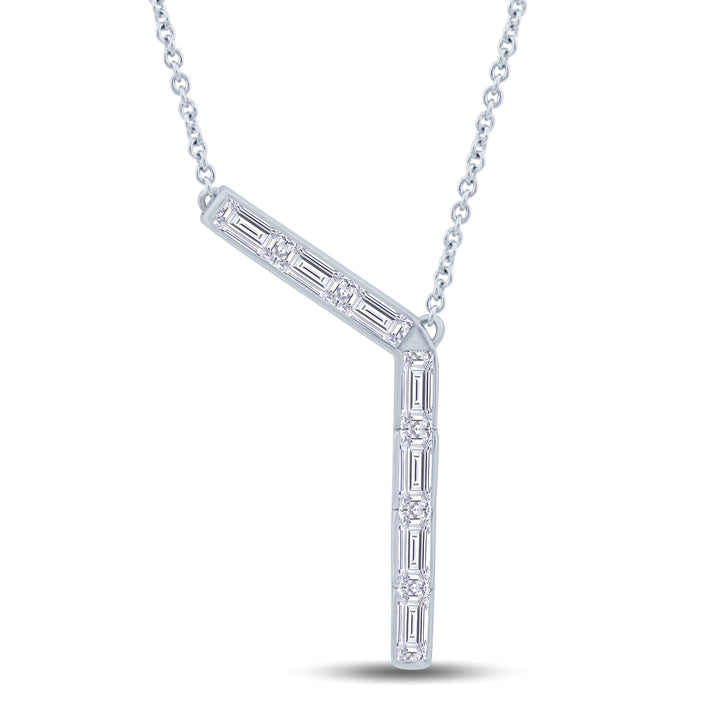 0.50ct Bamboo Diamond Necklace