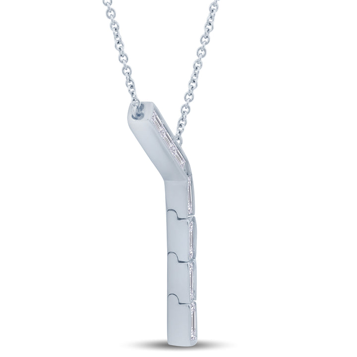 0.50ct Bamboo Diamond Necklace