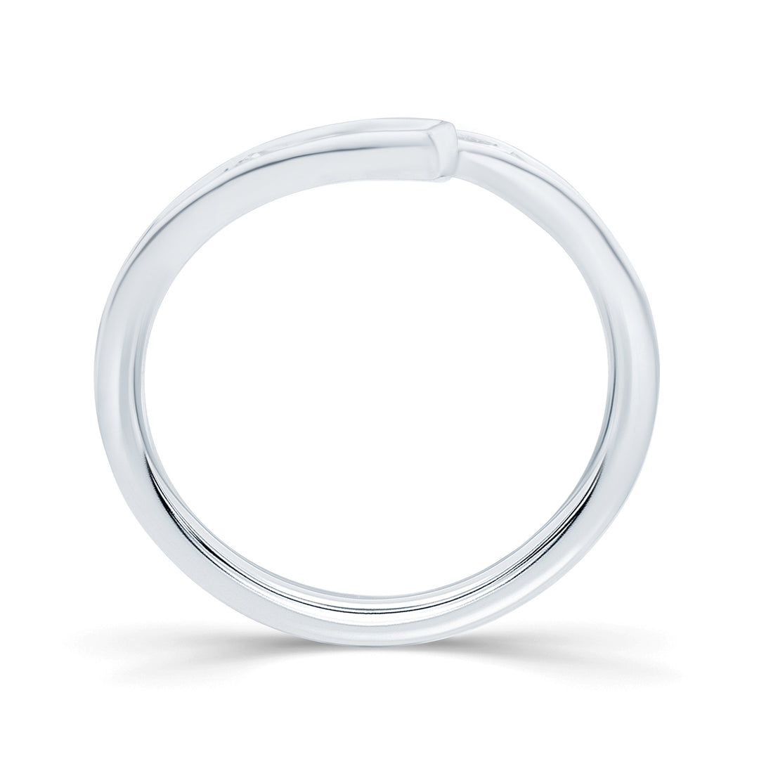 0.50ct Bamboo Diamond Wishbone Ring