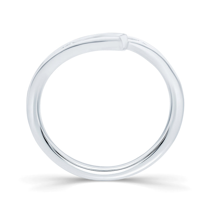 0.50ct Bamboo Diamond Wishbone Ring