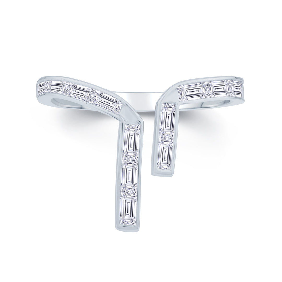 0.70ct Bamboo Diamond Dress Ring