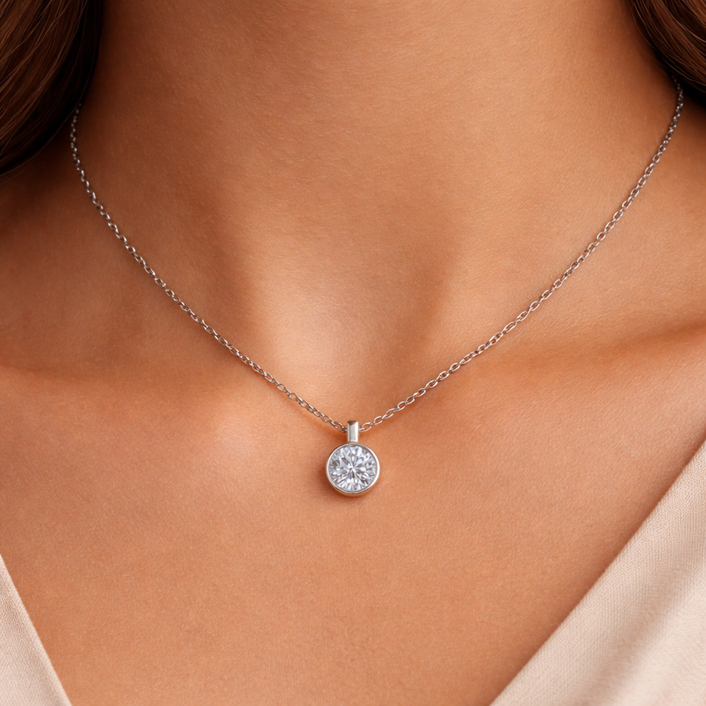 Laboratory Grown Diamond Solitaire Pendant