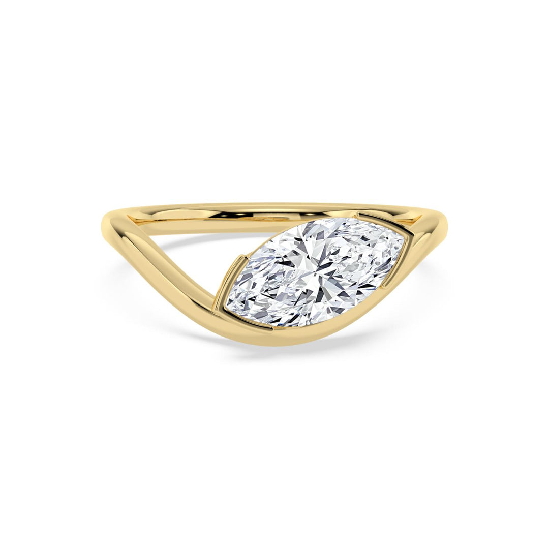 1.01ct Laboratory Grown Marquise Cut Ring