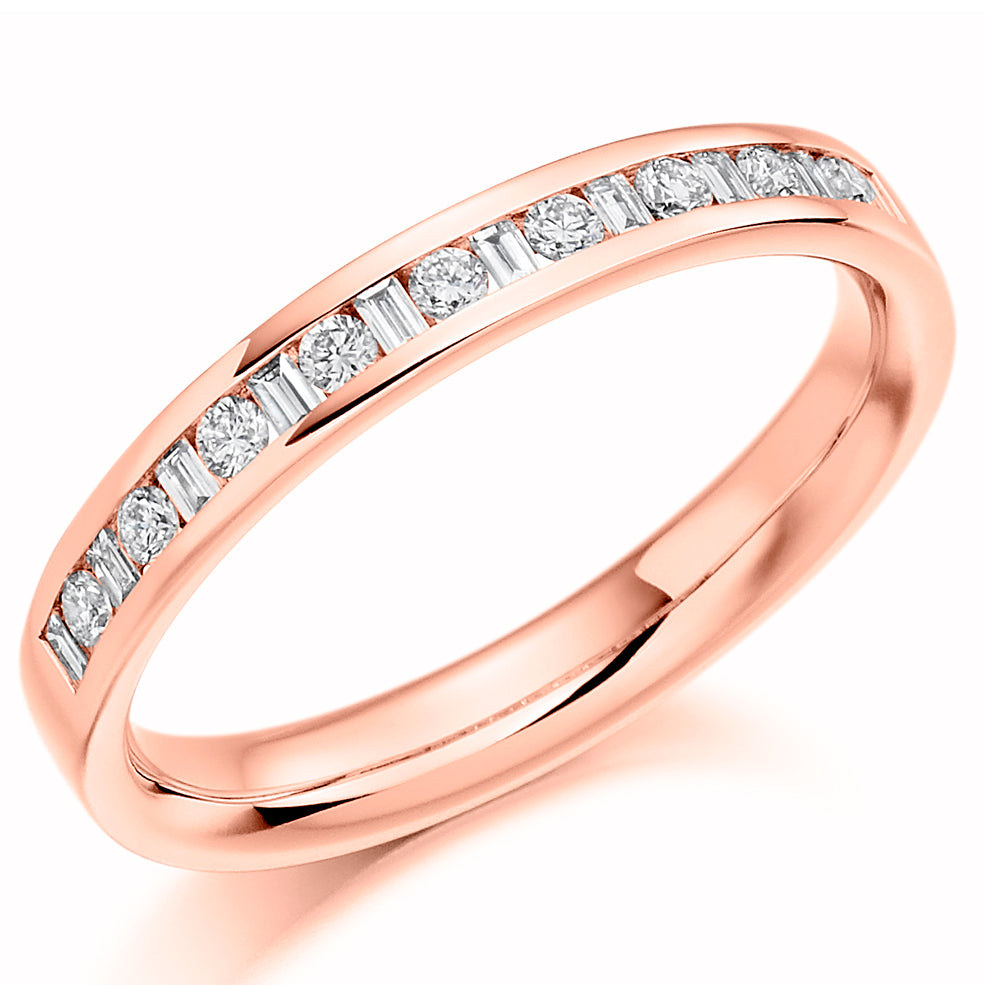 Brilliant/Baguette Eternity Ring 0.25ct